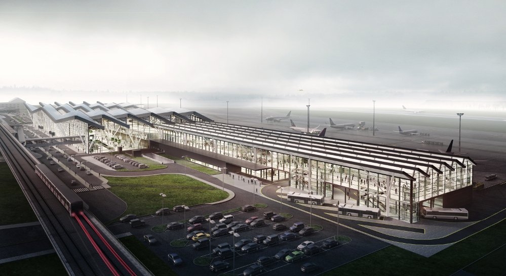 - Grafika: Port Lotniczy im. Lecha Wałęsy